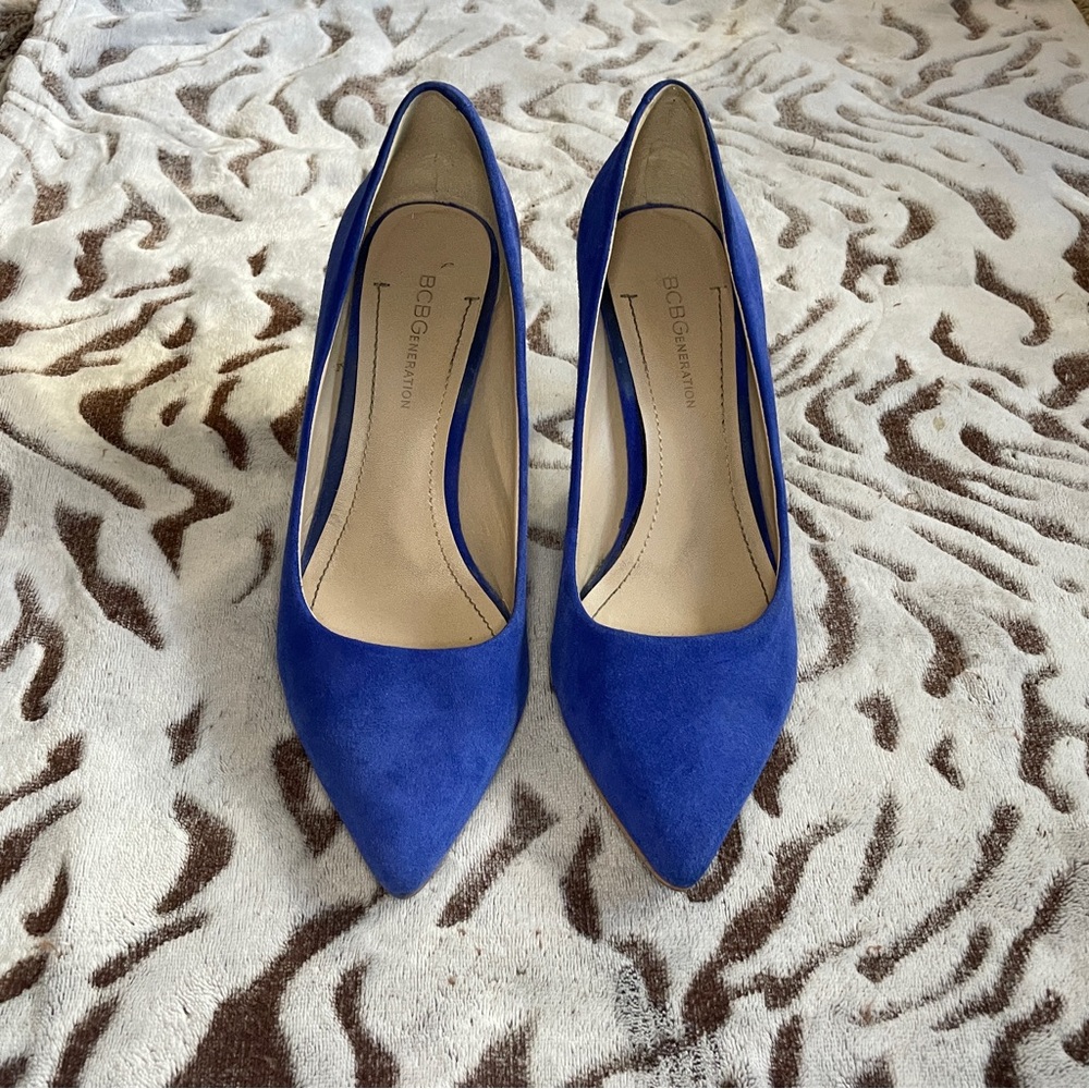BCBGeneration Cobalt Blue Heels